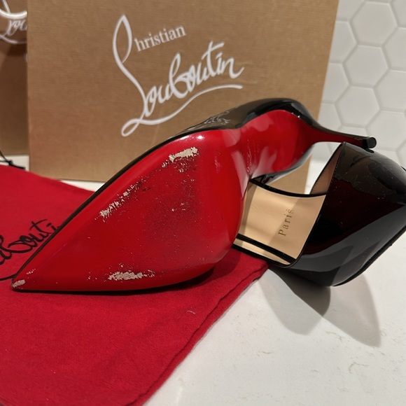 Christian Louboutin Iriza 100 Black size 40 - Picture 3 of 4